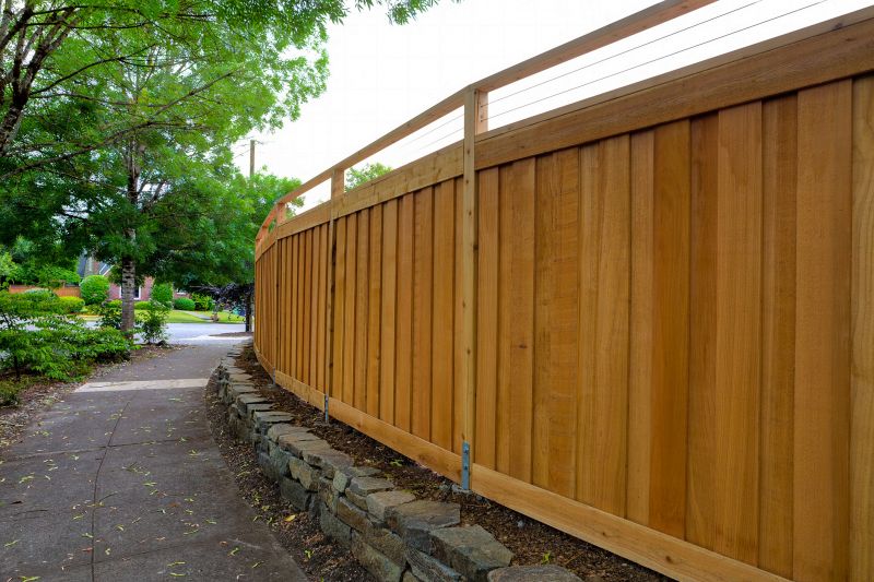 New Wooden Fence
